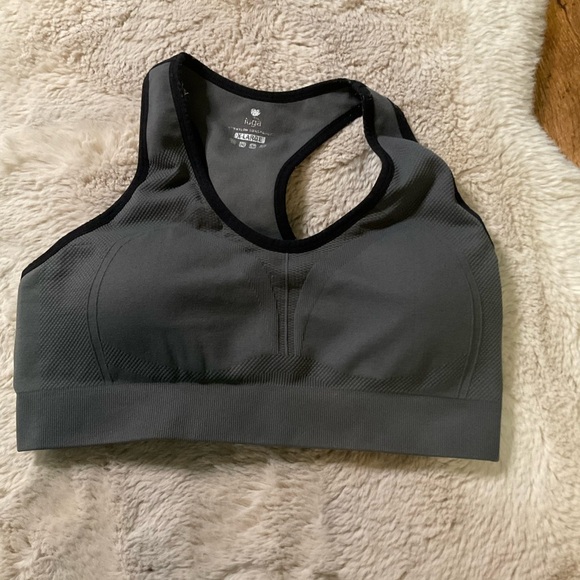 Iuga Sports Bra High Impact Womens‎ XLarge Gray Racerback - Picture 1 of 7